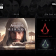 Promotional art shows off upcoming Assassin's Creed games.